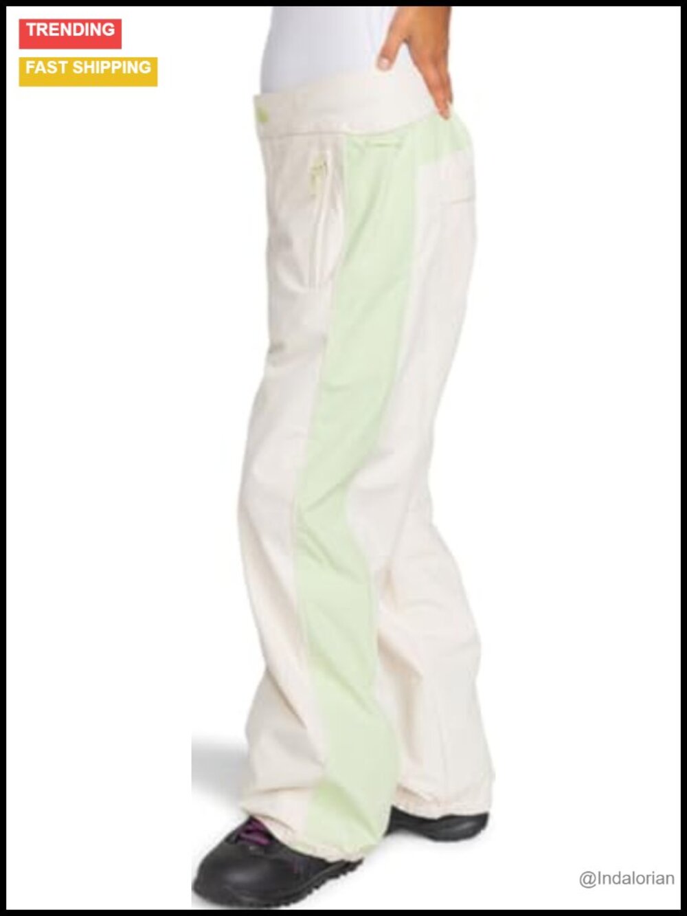 10K Waterproof Loose Fit Ski Snowboard Pants Critically Sealed